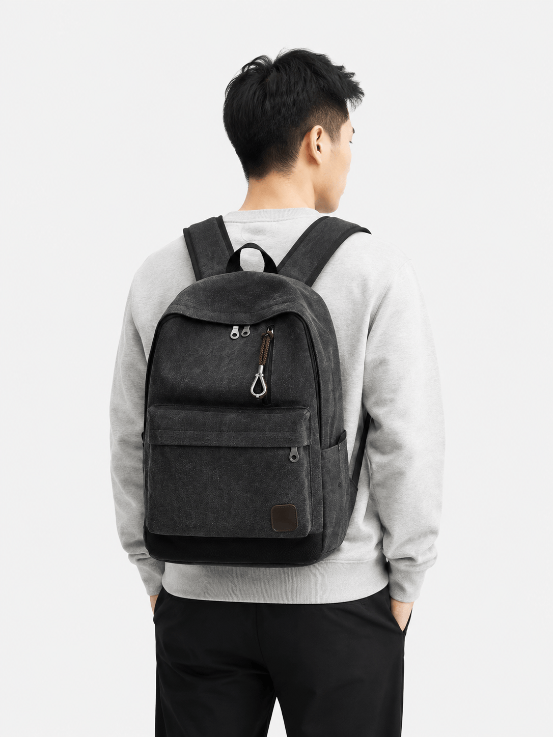 Sackovia Sac À Dos Garçon Gris En Toile