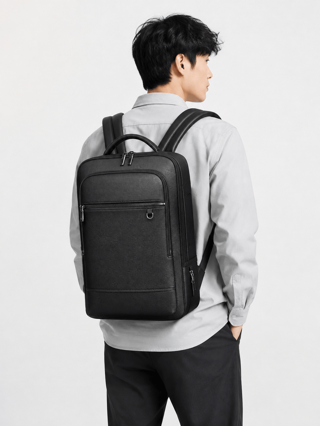 Sackovia Sac À Dos Homme En Similicuir PU Avec Port USB