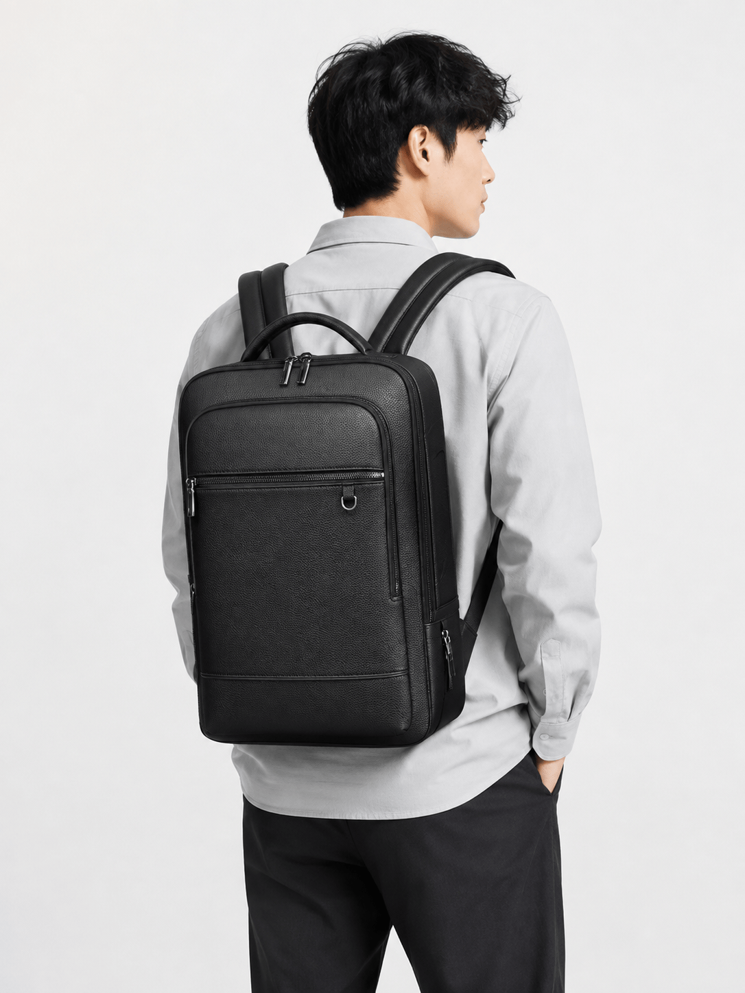 Sackovia Sac À Dos Homme En Similicuir PU Avec Port USB