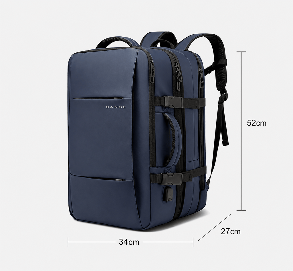 Sackovia Sac À Dos Imperméable Homme Extensible Avec Port USB