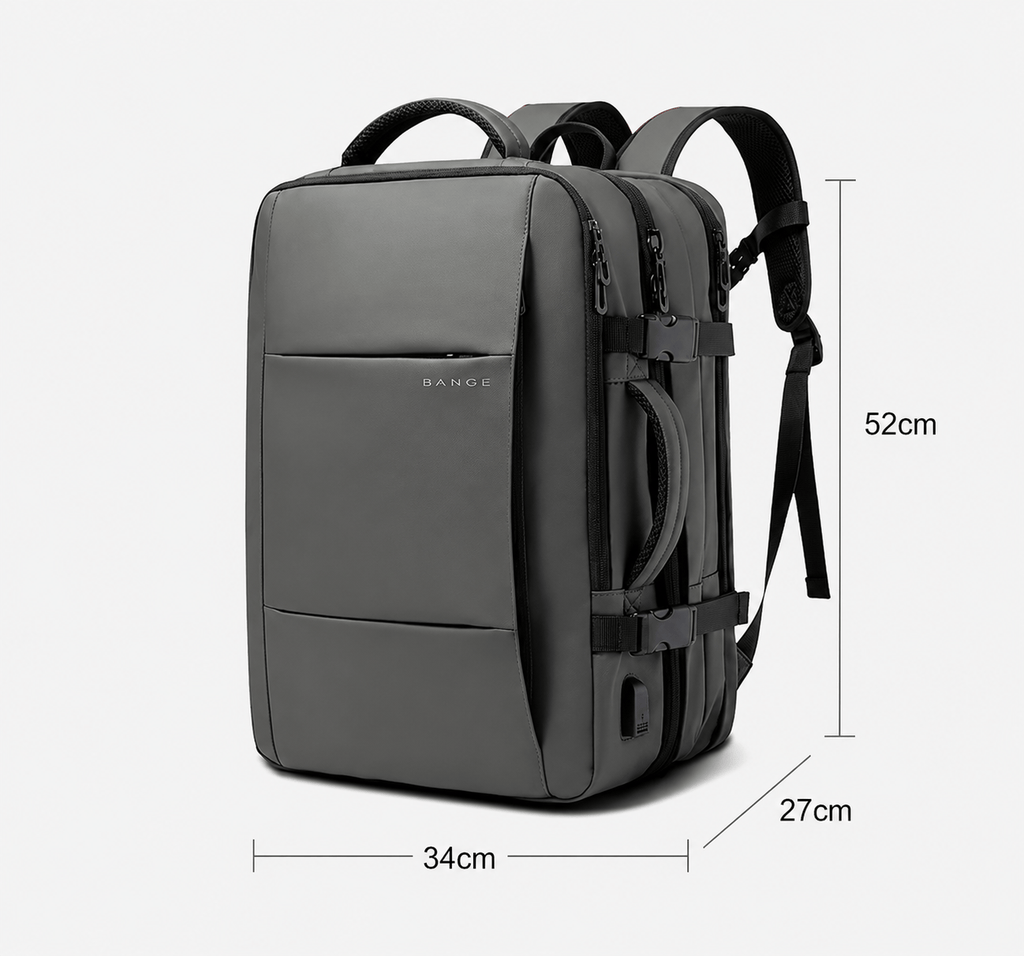 Sackovia Sac À Dos Imperméable Homme Extensible Avec Port USB