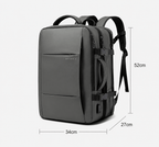 Sackovia Sac À Dos Imperméable Homme Extensible Avec Port USB