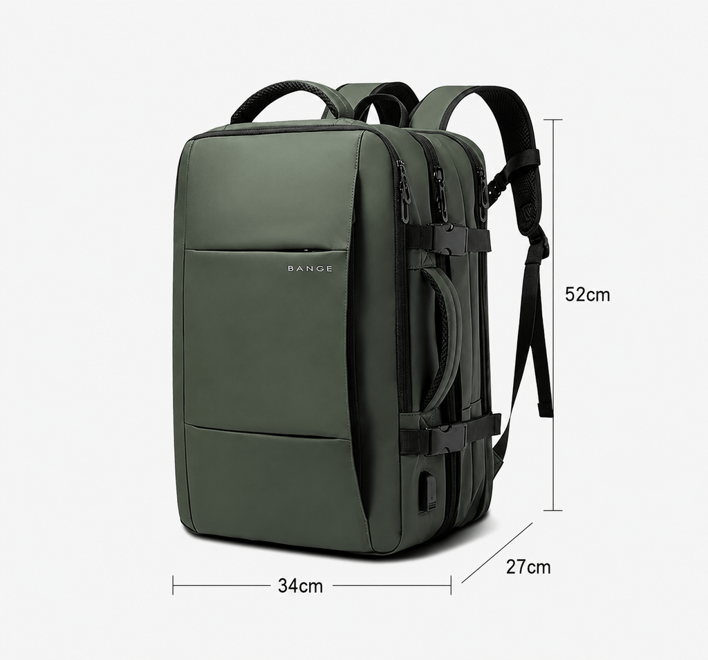 Sackovia Sac À Dos Imperméable Homme Extensible Avec Port USB