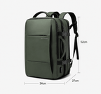 Sackovia Sac À Dos Imperméable Homme Extensible Avec Port USB