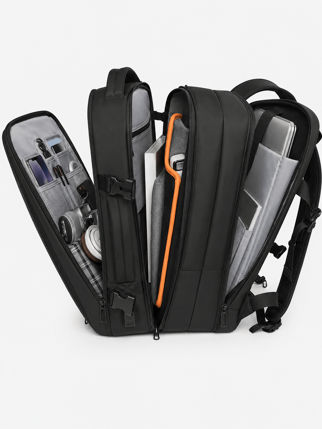 Sackovia Sac À Dos Imperméable Homme Extensible Avec Port USB