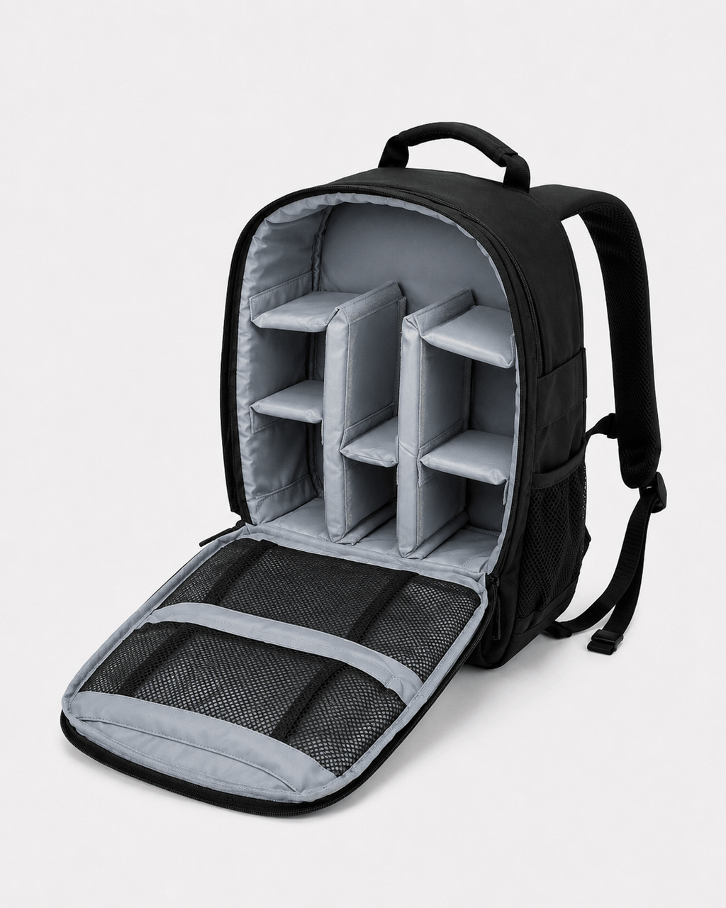 Sackovia Sac À Dos Noir Imperméable À Cloisons Amovibles