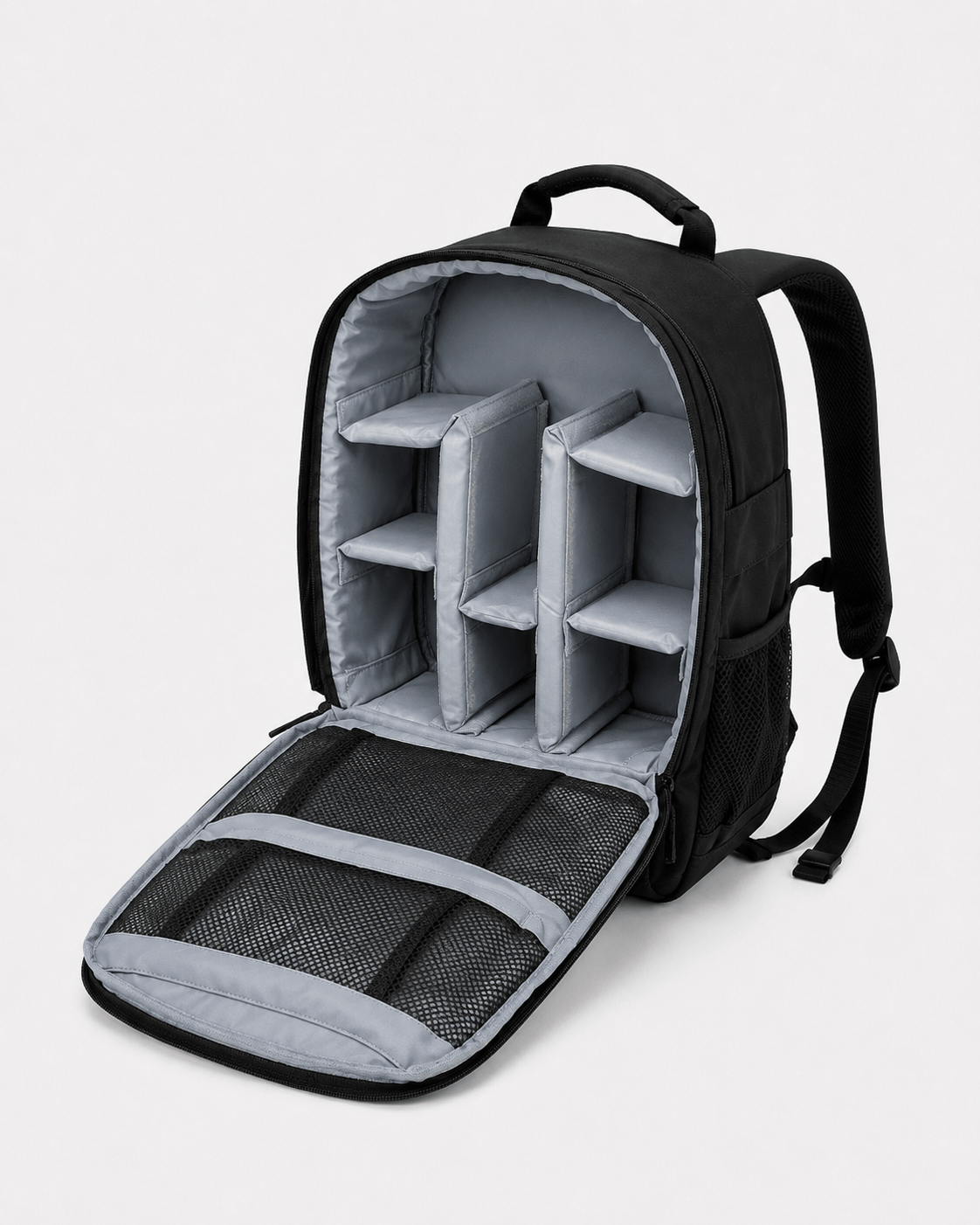 Sackovia Sac À Dos Noir Imperméable À Cloisons Amovibles