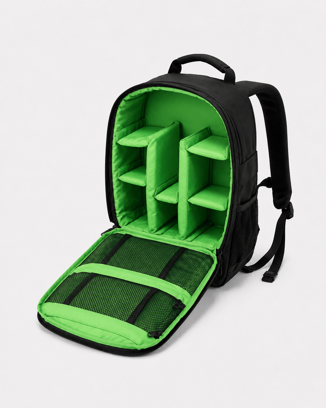 Sackovia Sac À Dos Noir Imperméable À Cloisons Amovibles