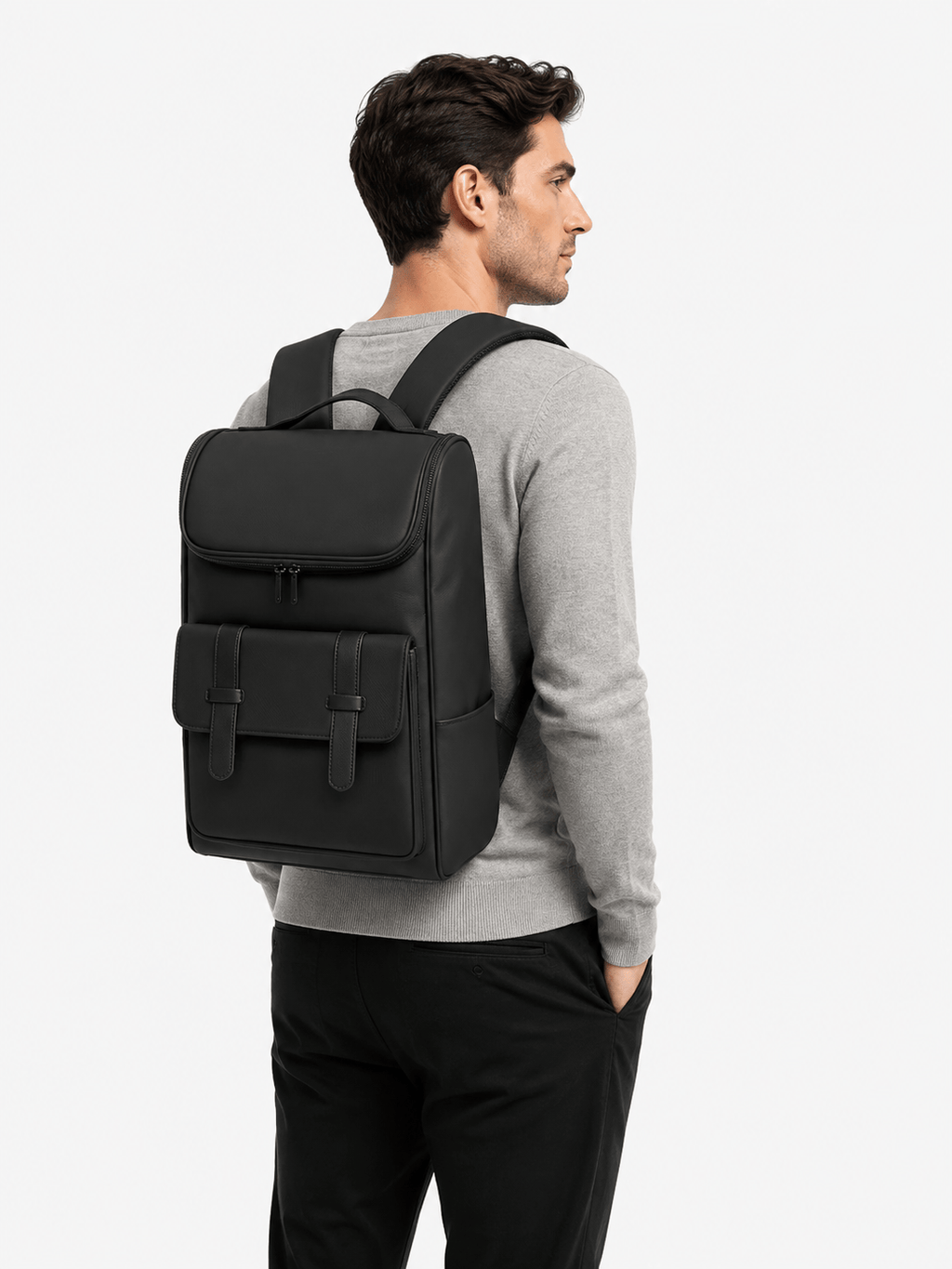 Sackovia Sac À Dos Noir Oxford Imperméable