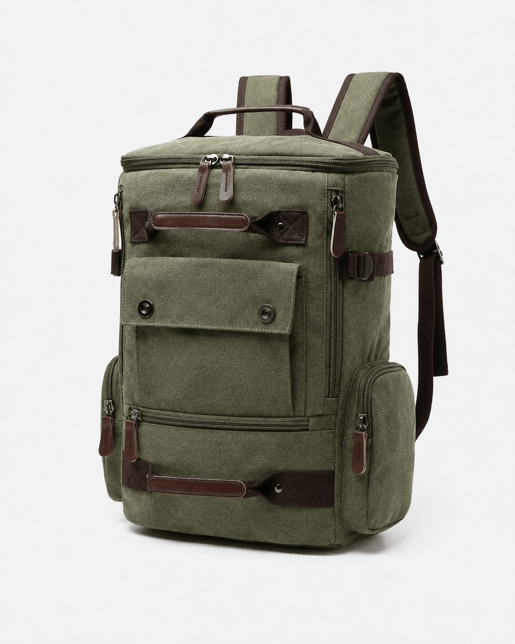 Sackovia Sac À Dos Pour Homme En Toile Marron