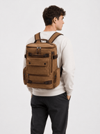 Sackovia Sac À Dos Pour Homme En Toile Marron