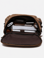 Sackovia Sac À Dos Pour Homme En Toile Marron