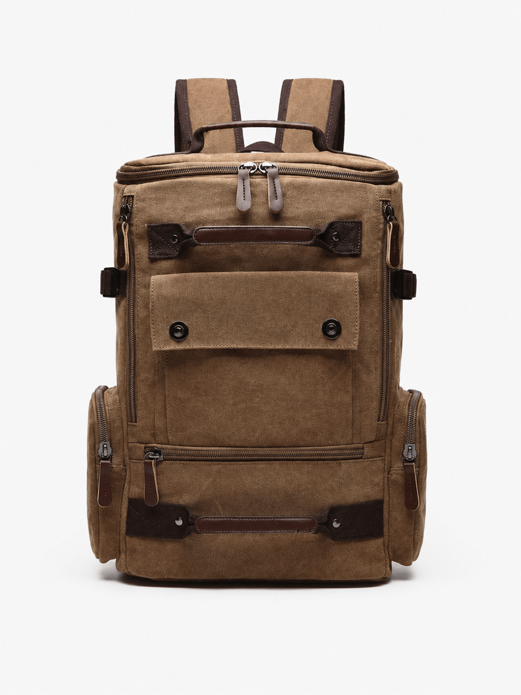 Sackovia Sac À Dos Pour Homme En Toile Marron