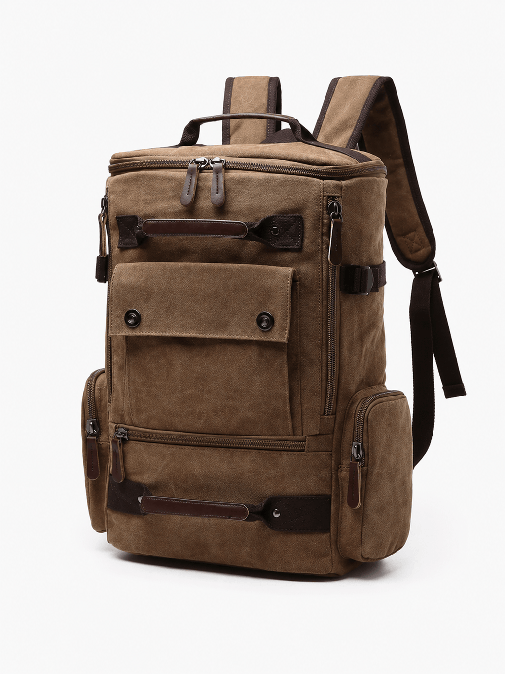 Sackovia Sac À Dos Pour Homme En Toile Marron
