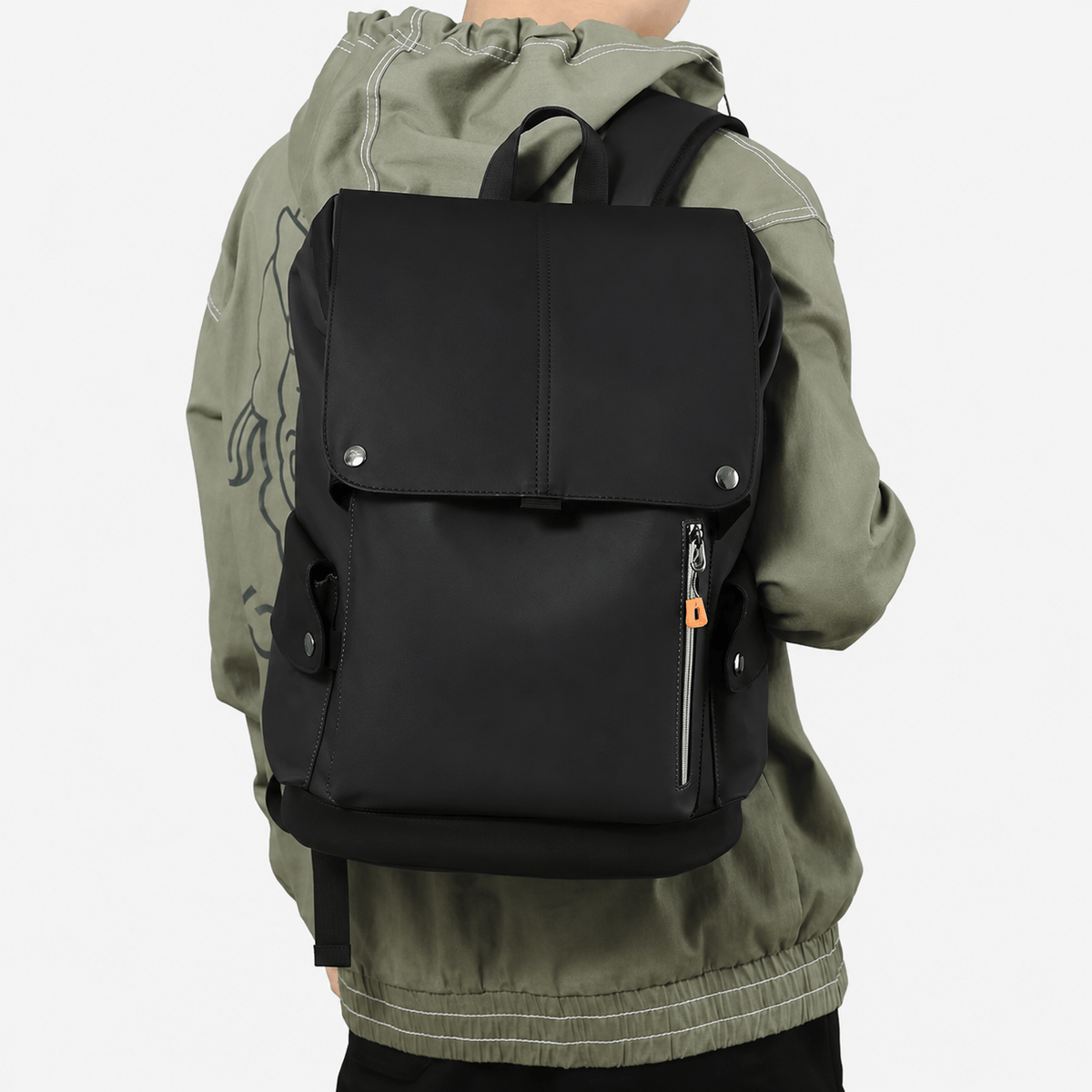 Sackovia Sac À Dos Pour Ordinateur Cuir PU Imperméable