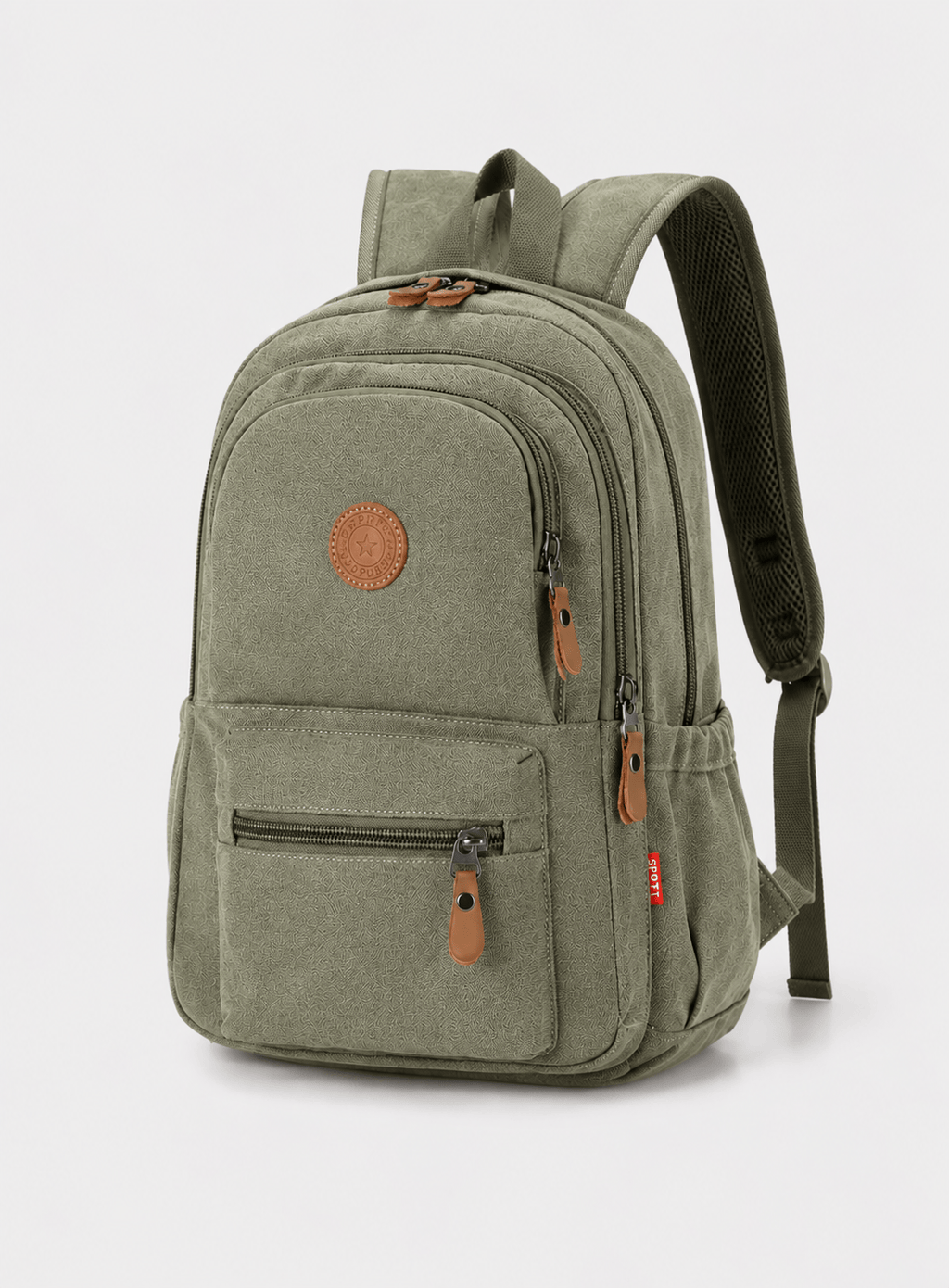 Sackovia Sac À Dos Souple En Toile Kaki