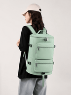Sackovia Sac À Dos Sport Homme Vert Menthe Poches Frontales Zippées