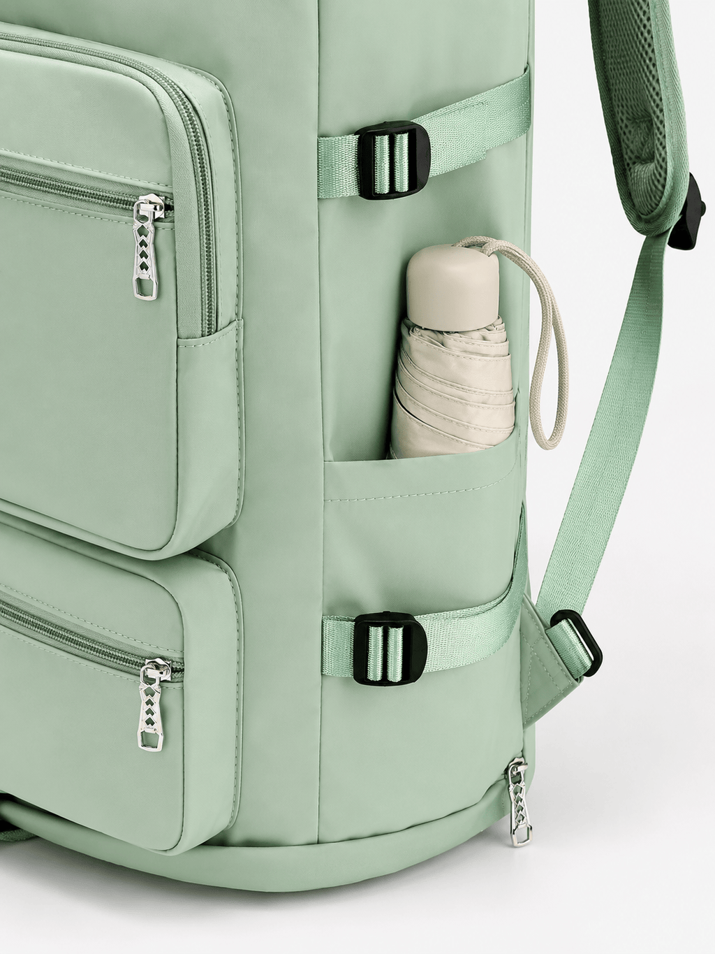 Sackovia Sac À Dos Sport Homme Vert Menthe Poches Frontales Zippées