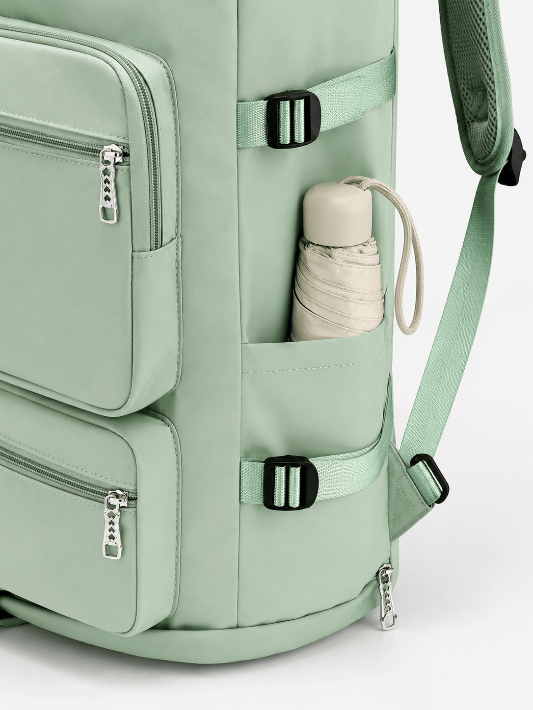 Sackovia Sac À Dos Sport Homme Vert Menthe Poches Frontales Zippées