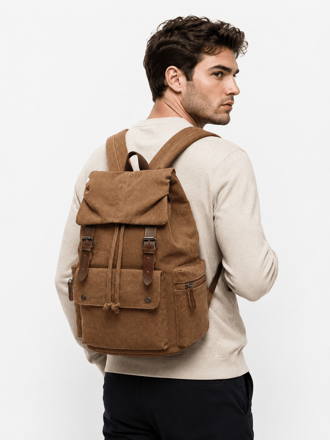 Sackovia Sac À Dos Toile Pour Ordinateur Portable
