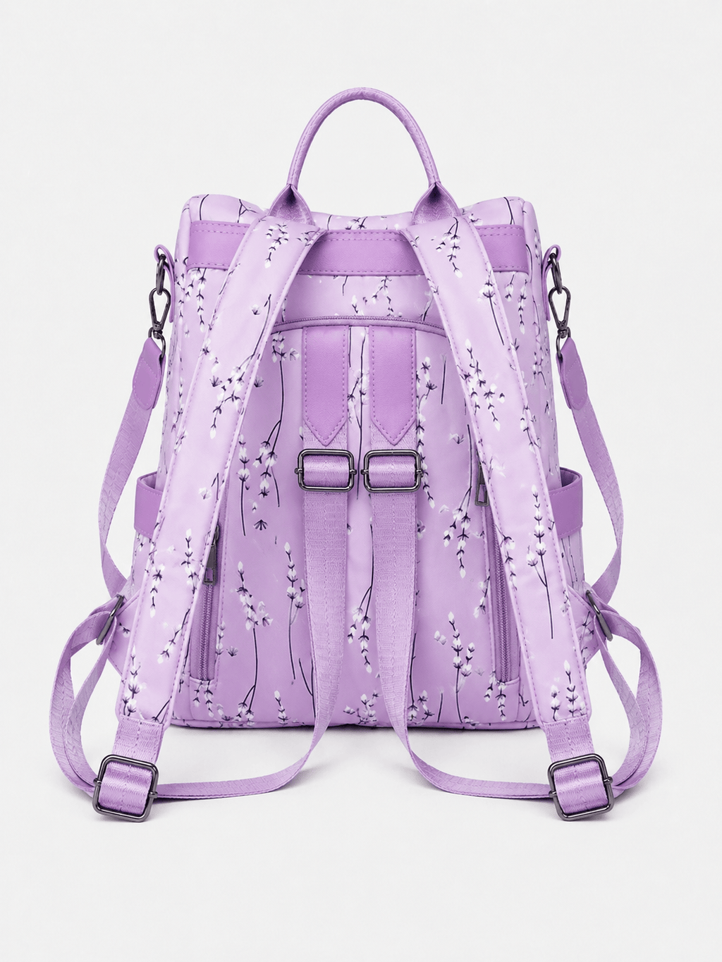 Sackovia Sac À Dos Toutes Saisons Imprimé Floral En Tissu Oxford