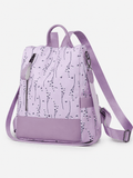 Sackovia Sac À Dos Toutes Saisons Imprimé Floral En Tissu Oxford