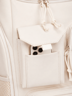 Sackovia Sac À Dos Unisexe 36 À 55 L Beige Imperméable