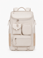 Sackovia Sac À Dos Unisexe 36 À 55 L Beige Imperméable