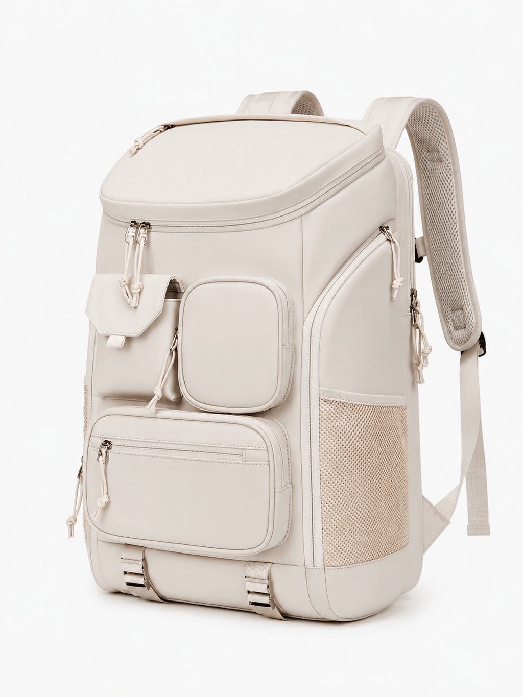 Sackovia Sac À Dos Unisexe 36 À 55 L Beige Imperméable