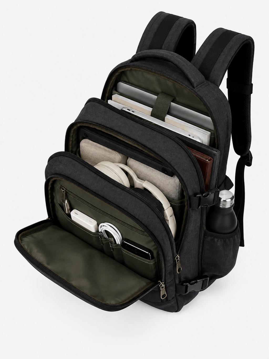 Sackovia Sac À Dos Urbain Homme En Toile Pour Ordinateur Portable