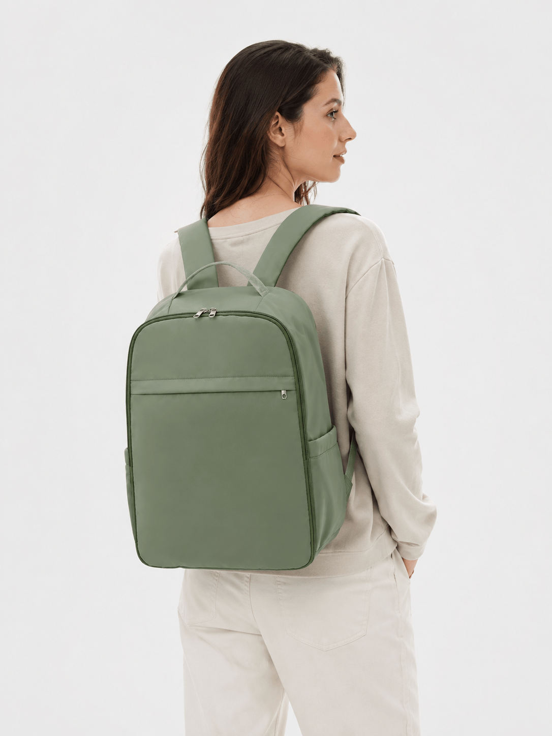 Sackovia Sac À Dos Voyage Vert En Nylon Cabine