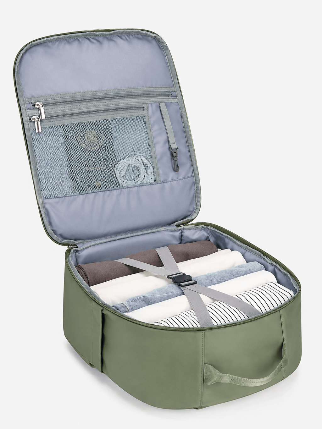 Sackovia Sac À Dos Voyage Vert En Nylon Cabine