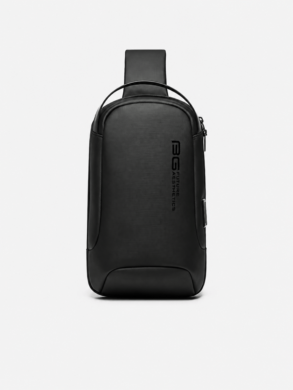 Sackovia Sac bandoulière sling noir en tissu Oxford résistant à l'eau