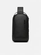 Sackovia Sac bandoulière sling noir en tissu Oxford résistant à l'eau