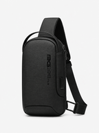 Sackovia Sac bandoulière sling noir en tissu Oxford résistant à l'eau