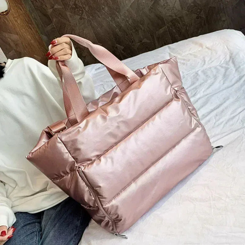Sackovia Sac de sport femme imperméable rose lilas avec compartiment humide et sec