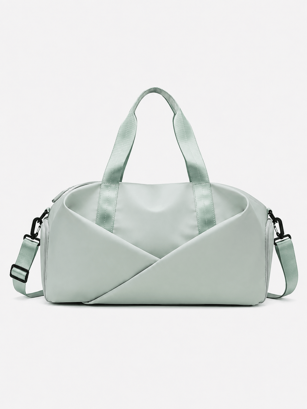 Sackovia Sac de sport femme vert menthe en nylon, compartiment sec et humide