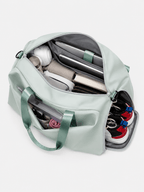 Sackovia Sac de sport femme vert menthe en nylon, compartiment sec et humide