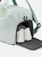 Sackovia Sac de sport femme vert menthe en nylon, compartiment sec et humide