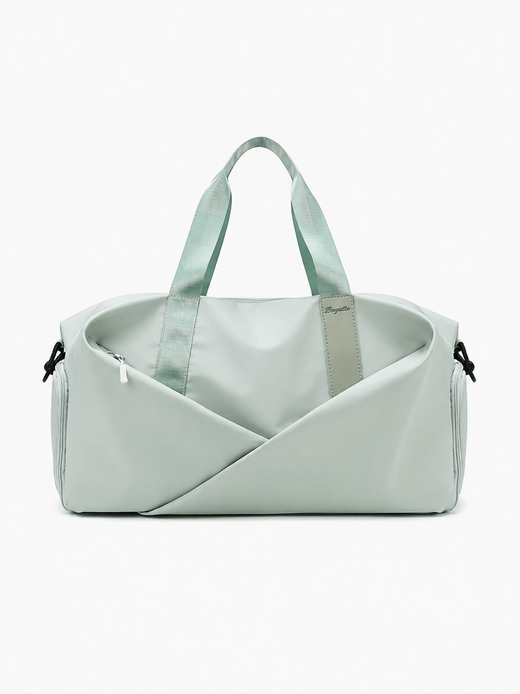 Sackovia Sac de sport femme vert menthe en nylon, compartiment sec et humide