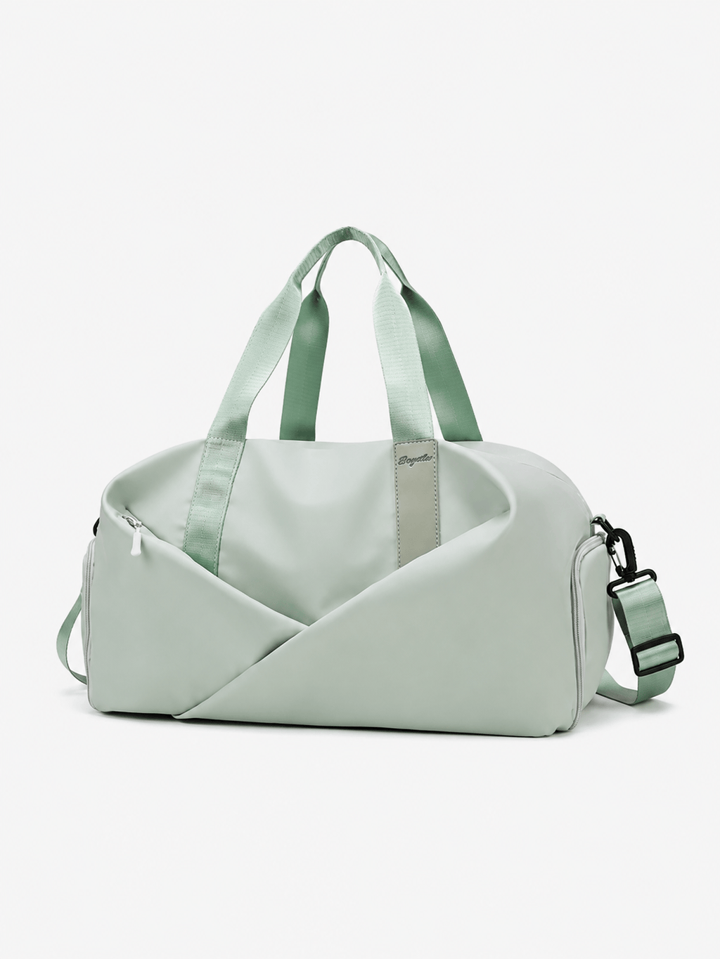 Sackovia Sac de sport femme vert menthe en nylon, compartiment sec et humide