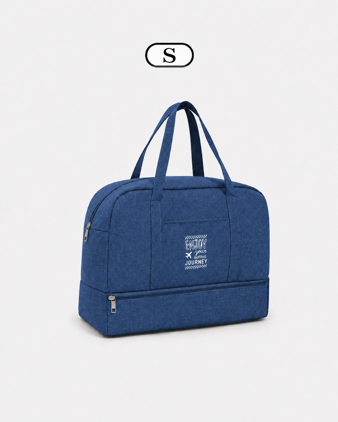 Sackovia Sac de voyage femme gris en Oxford à compartiment humide et sec
