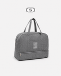 Sackovia Sac de voyage femme gris en Oxford à compartiment humide et sec