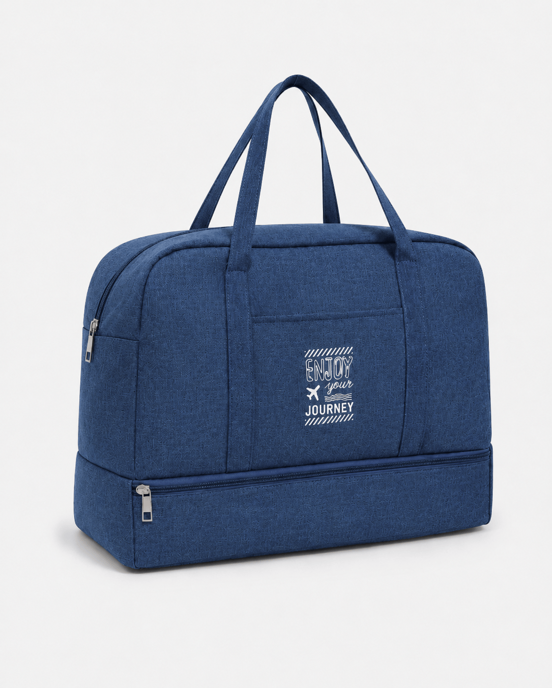 Sackovia Sac de voyage femme gris en Oxford à compartiment humide et sec