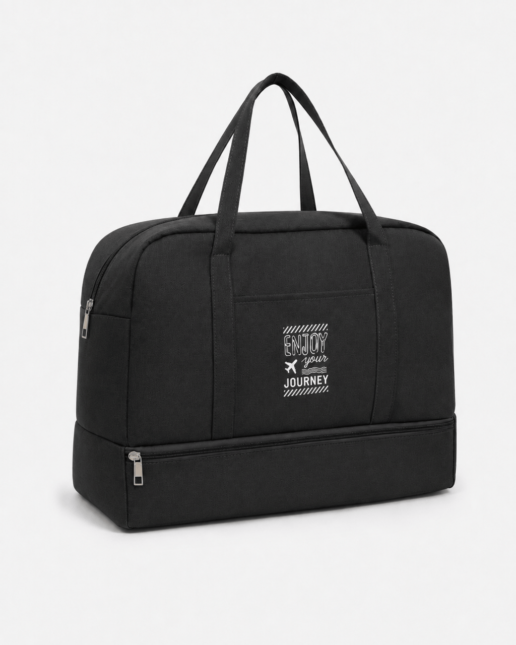 Sackovia Sac de voyage femme gris en Oxford à compartiment humide et sec
