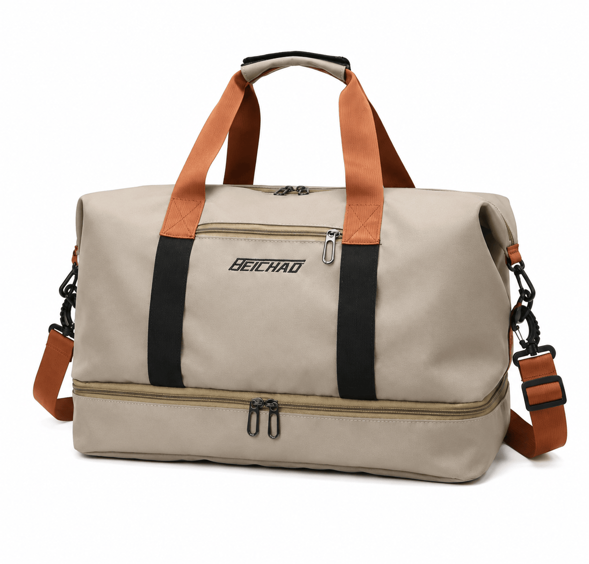 Sackovia Sac polochon de voyage femme extensible en tissu Oxford avec bandoulière