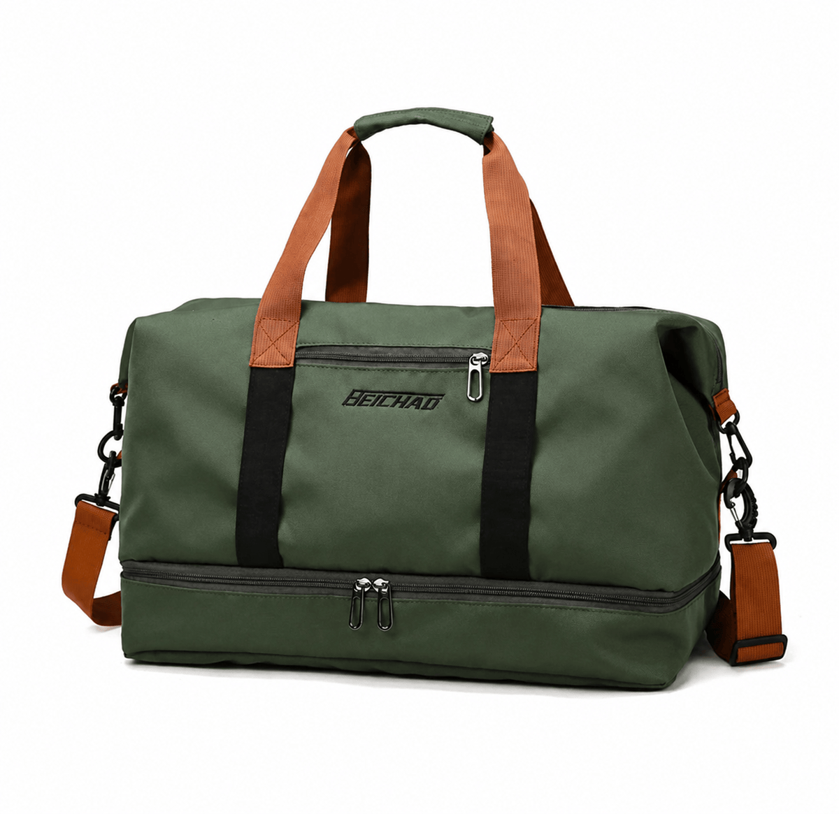 Sackovia Sac polochon de voyage femme extensible en tissu Oxford avec bandoulière