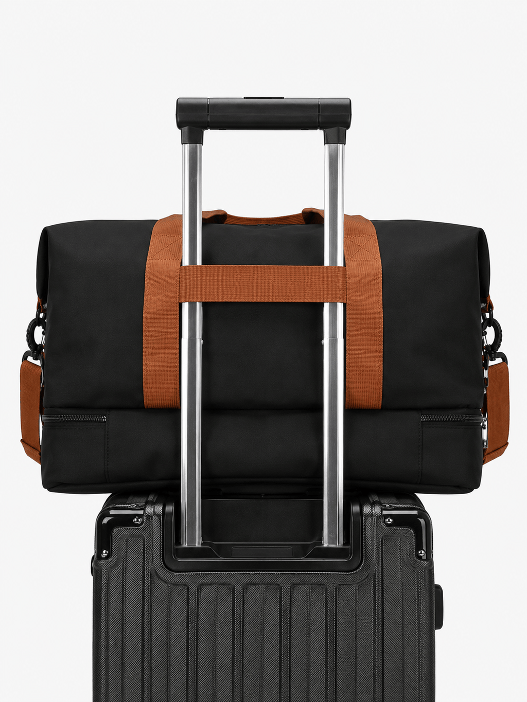 Sackovia Sac polochon de voyage femme extensible en tissu Oxford avec bandoulière