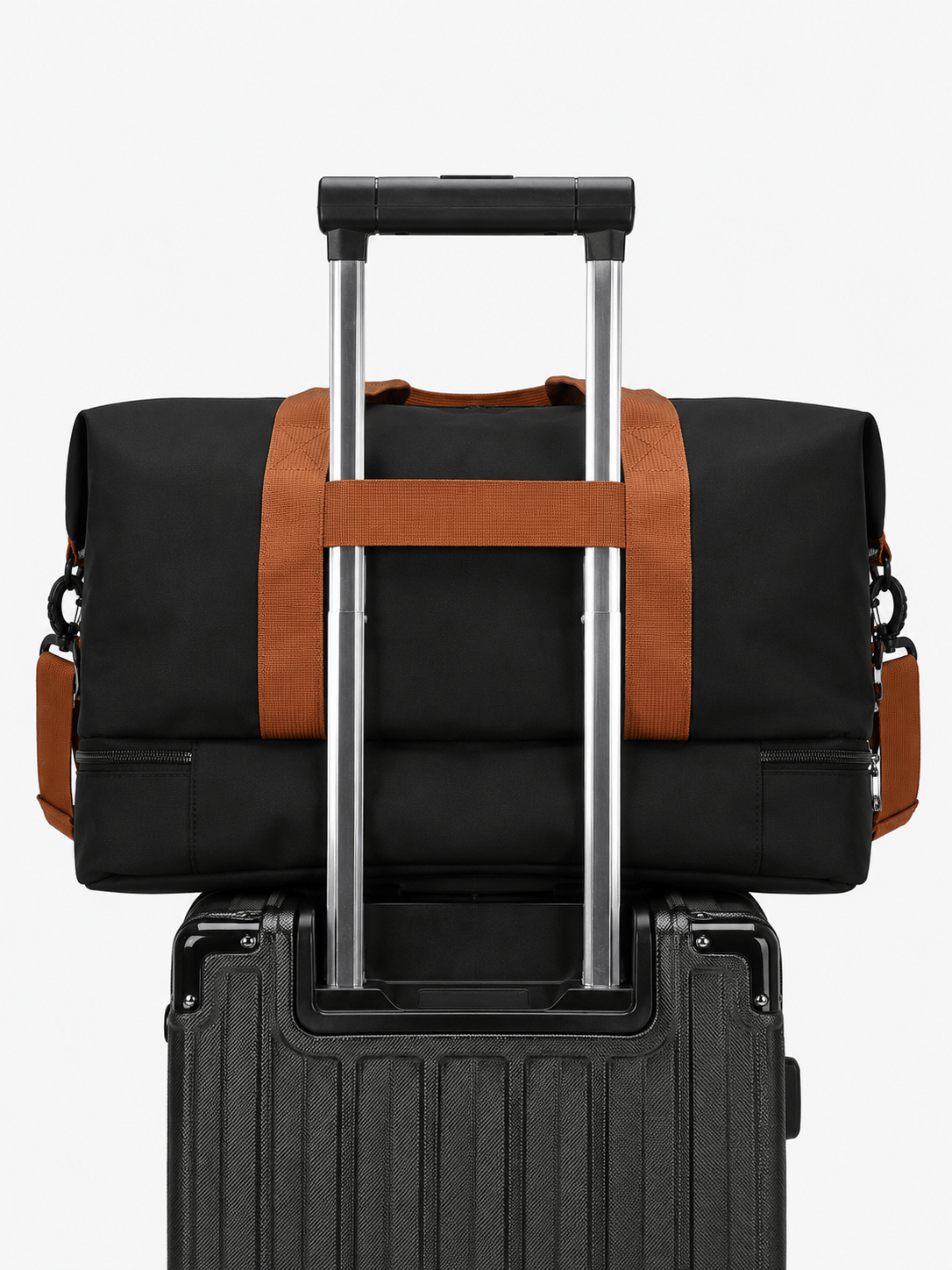 Sackovia Sac polochon de voyage femme extensible en tissu Oxford avec bandoulière