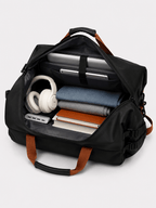 Sackovia Sac polochon de voyage femme extensible en tissu Oxford avec bandoulière